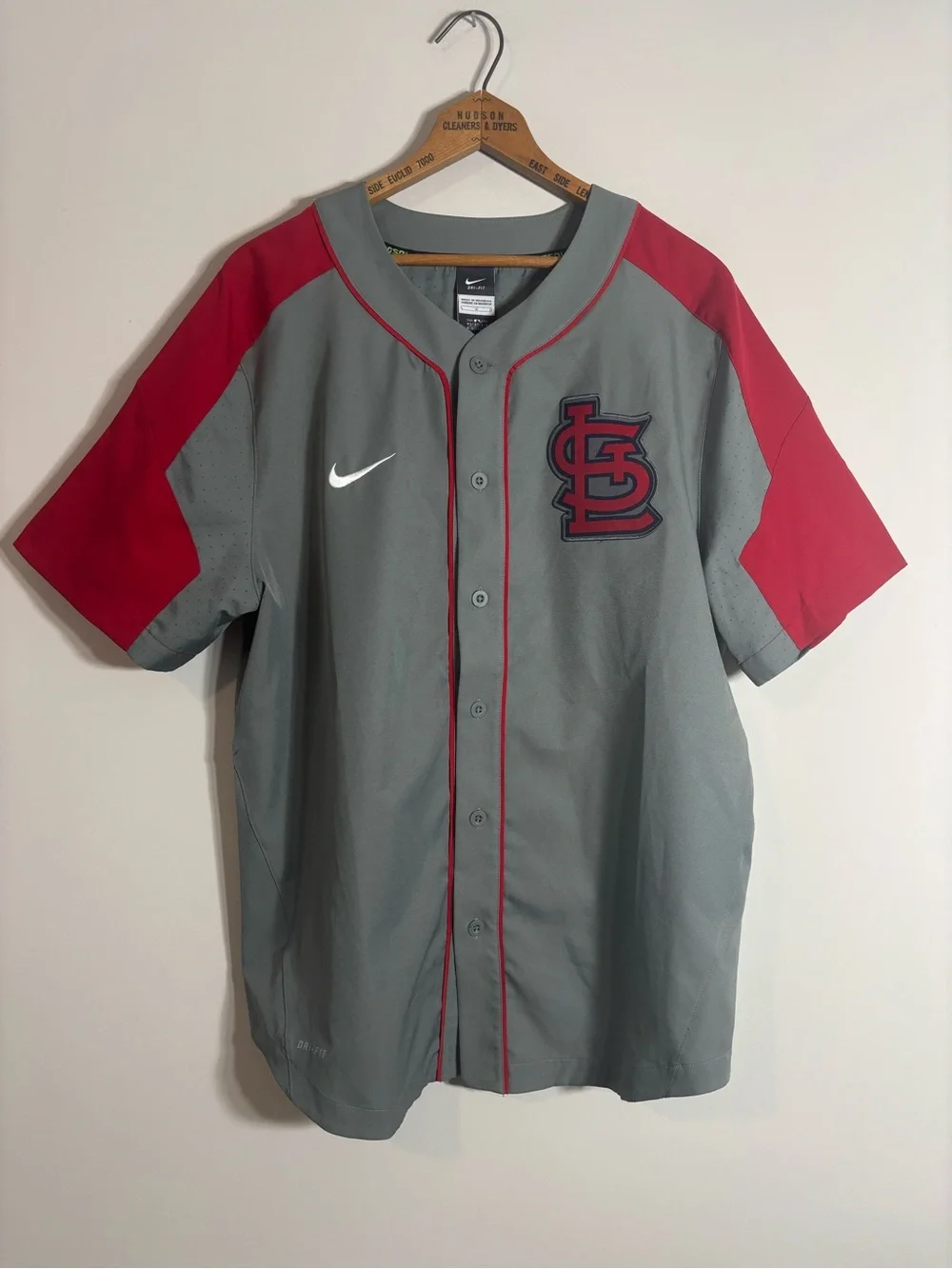 Nike BSBL St Louis Cardinals MLB Baseball Jersey Dri Fit L